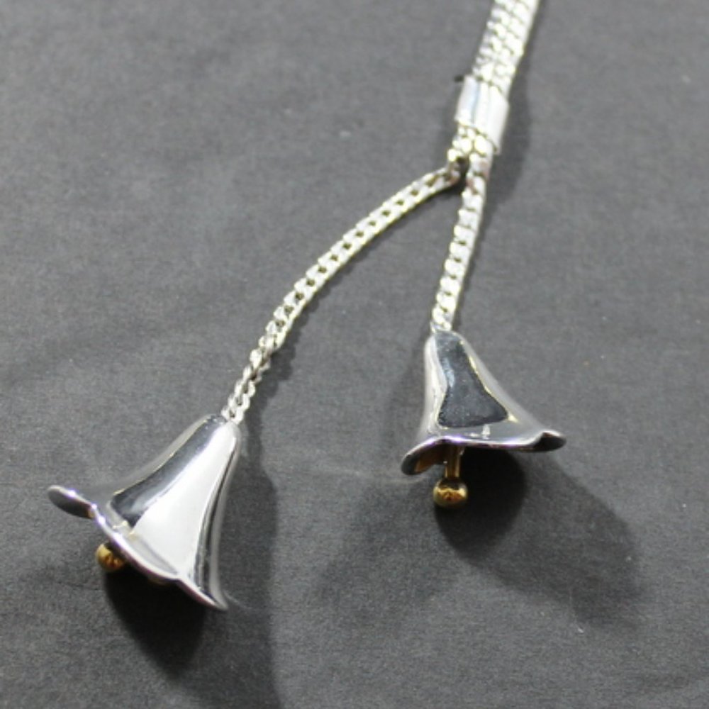 Avon Signed Calla Lily Lariat Vintage Necklace